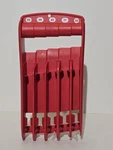 Mac Tools Usa Xl 5 Slot Metric Wrench Rack Holder - Organizer Only. Fixed Price $49.95.