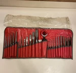 Snap On PPC270AK 27PC Punch & Chisel Master Set With Roll Sleeve. Fixed Price $499.99.