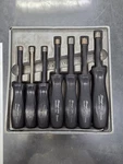 Snap On Tools NDDM120 7 Pc Metric Nut Driver Set MM-6 Mm,black Hard Handle. Fixed Price $199.99.