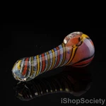 3 " Fumed Helix Rasta Tobacco Smoking Thick Collectible Glass Pipes - P756D. Fixed Price $11.99.