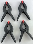 4 Pack - Pit Bull CHIC628 6IN Nylon Spring Clamps, Strong Pressure Pivoting Tips. Fixed Price $14.99.