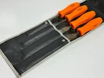 Snap-on Tools Usa HBF500O (rare) 4PC Orange Hard Handle File Set & Pouch Kit Bag. Fixed Price $209.99.