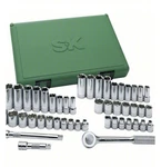 Sk Tools 3/8" Piece, 6 Point, Standard & Deep, Sae Metric, Socket Set 94549. Fixed Price $299.99.