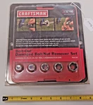 Craftsman Usa Nos 9 52160 Bolt-out Damaged Bolt/nut Remover Extractor Set. Fixed Price $31.14.