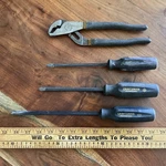 Vintage Craftsman Usa Professional Screwdrivers 45481 47447 47437 47445. Fixed Price $69.99.