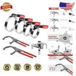 Oil Filter Removal Tool Kit 7PC, 3-JAW Wrench, Adjustable, Carbon Steel. Fixed Price $60.29.