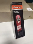 Snap On Wall Mount Bottle Opener Sealed In Box SSX17P114 12" Tall With Cap Catch. Fixed Price $20.00.