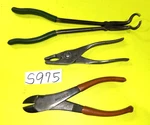 Matco Tools 3 Piece Set Diagonal Cutters + Combo & Boot Pullers. Fixed Price $90.00.