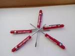 Snap On Tools Pocket Screwdriver, Flat Tip Screwdrivers, Red Magnetic End. Fixed Price $15.00.