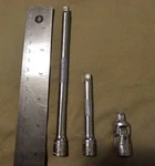 Blue Point 6" & 3" Knurled Friction Ball Extension 1/4" + Swivel Socket. Fixed Price $54.98.