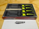Snap-on Tools Usa New 4PC Hi-viz Soft Grip Heavy-duty Pick Set SGLASA604BH. Fixed Price $139.95.