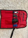 Snap-on Battery Terminal Cleaner C0410B: Ratchet Wrench, Pliers, Brush. Fixed Price $149.00.