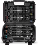 10PC 1/2 Drive Torque Limiting Extension Bar Set 65-150FT-LB Sticks. Fixed Price $81.29.