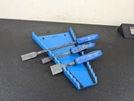 #BN963 Cornwell Tools Usa Cs Classic Blue Hard Handle Carbon Scraper Set. Fixed Price $89.95.
