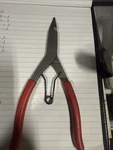 Snap-on Tools Ring Serrated Jaw Straight Tip Transmission Pliers SRP3B. Fixed Price $70.00.