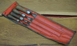 Snap-on HB500 4-PIECE Half-round Mill Bastard Double-cut File Set W C400 Kit Bag. Fixed Price $69.95.