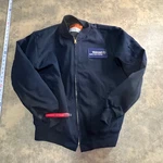Cintas Work Jacket Mens Medium Navy Blue Walmart Auto Care Center Quilted Bomber. Fixed Price $23.95.