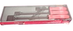 New Snap-on CSA300AR Red 3PC Heavy-duty Carbon Scraper Set. Fixed Price $134.99.