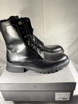Aquatalia Edmundo Water Repellent Combat Boot Black M1078 Men's Us 10.5 $625. Fixed Price $309.99.