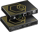 Kvm Hdmi Extender Usb Uncompressed 4K 60HZ Hdr Single Over CAT5E/6 300FT, S213. Fixed Price $68.39.