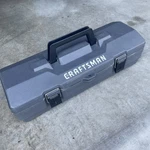 Vintage Craftsman Usa 20" Permanex Truck Box W/ Built Socket Holders. Fixed Price $44.95.
