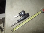 2 Vintage Snap On Tools Stubby Screw Driver & 1/4'' Socket Handle. Fixed Price $17.00.