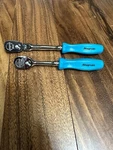 *new* Snap-on Tools 2PC 1/4" Teal Hard Handle THLD72 THLFD72 Ratchet Set. Fixed Price $594.99.