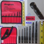 New Snap On Machine Screw Length Hex Shank Drill Bit Pcs Set And Kit Bag DBH7B. Fixed Price $94.99.
