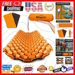 Compact Lightweight Air Pad For Camping - Inflatable Sleeping Mat With Hand Pump. Fixed Price $47.19.