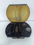 Genuine Jaguar MK2 S-type Tool Kit Box Girling Tin, Tecalemit Gun, Spanners. Fixed Price $559.63.