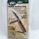 Northwest Trail Medium Stockman Knife - 3 Blades Lengths 2.25", 1.75" And 1.5". Fixed Price $17.99.