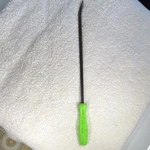 Snap-on SPB24A Green & Silver Steel Pry Bar With Plastic Handle. Fixed Price $40.00.
