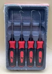 Snap-on SGASA204CR 4PC Soft Grip Awl, Hook, And Pick Set (MVP029849). Fixed Price $74.99.