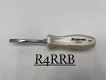 Snap-on Tools New Pearl White Hard Handle 3/16" Flat Head Screwdriver SDD2APW. Fixed Price $59.95.
