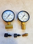 Rotunda T92C-20215-AH Ford Test Gauge Set + T93P-20215-A Brake Fitting. Fixed Price $15.00.