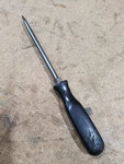 Vintage Snap-on Tools SSD6 Flat Slotted Tip Screwdriver Shank Black Usa. Fixed Price $15.00.