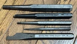 Mac Craftsman Tools Starter Punch Flat Cold Chisel Set Tapered Pin Lot Usa. Fixed Price $48.00.