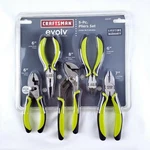 Craftsman 5 Piece Pliers Set Diagonal Linesman Long Nose Slip Joint Groove. Fixed Price $54.99.
