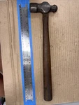 Vintage Blue Point Ball Peen Hammer Bp 16 15 X 4 W Handle 1.6 Lbs. Fixed Price $12.00.