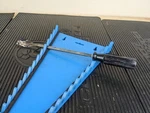 #AY092 Vintage Snap On Tools CS12A Black Handle-angled Gasket Scrapper. Fixed Price $19.95.