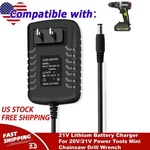 Lithium Battery Charger For 20V/21V Power Tools Mini Chainsaw Drill Wrench. Fixed Price $12.58.