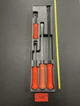 Snap-on Tools SPBS704AO Piece Orange Hard Grip Striking Prybar Set Usa. Fixed Price $200.00.