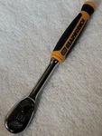Gearwrench 1/4" Drive 90-TOOTH Teardrop Ratchet Soft Grip 81007T Brand New. Fixed Price $44.99.