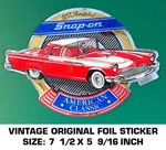 Snap-on 1957 Thunderbird American Classic Vintage Original Foil Decal Sticker. Fixed Price $10.85.
