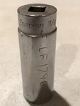Snap-on Tools 3/8" Drive 12PT FVS221 11/16" Deep Chrome Socket Usa. Fixed Price $11.99.