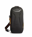 Tumi Mclaren Torque Sling Body Bag 1389631041 Carbon Leather Fiber Black Outlet. Fixed Price $158.00.
