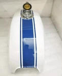 Bmw R100RT Rs R90 R80 R75 White & Blue Steel Petrol Tank + Adaptor Cap /fit For. Fixed Price $381.42.