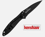 Kershaw 1660CKT Black Leek Knife - 14C28N Steel Blade, Handle, Safety Lock. Fixed Price $58.99.