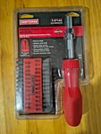 Craftsman Vintage Ratcheting Magnetic Screwdriver Red 47144 Wf Nos. Fixed Price $75.00.