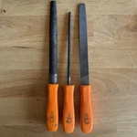 Matco Tools 3PC File Set Orange Hard Handle Bastard Half Round Flat Usa Read!. Fixed Price $79.95.